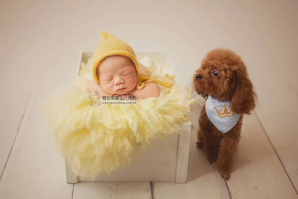 Одеяло из 100% чистой шерсти одеяло натурального меха реквизит для фотосъемки