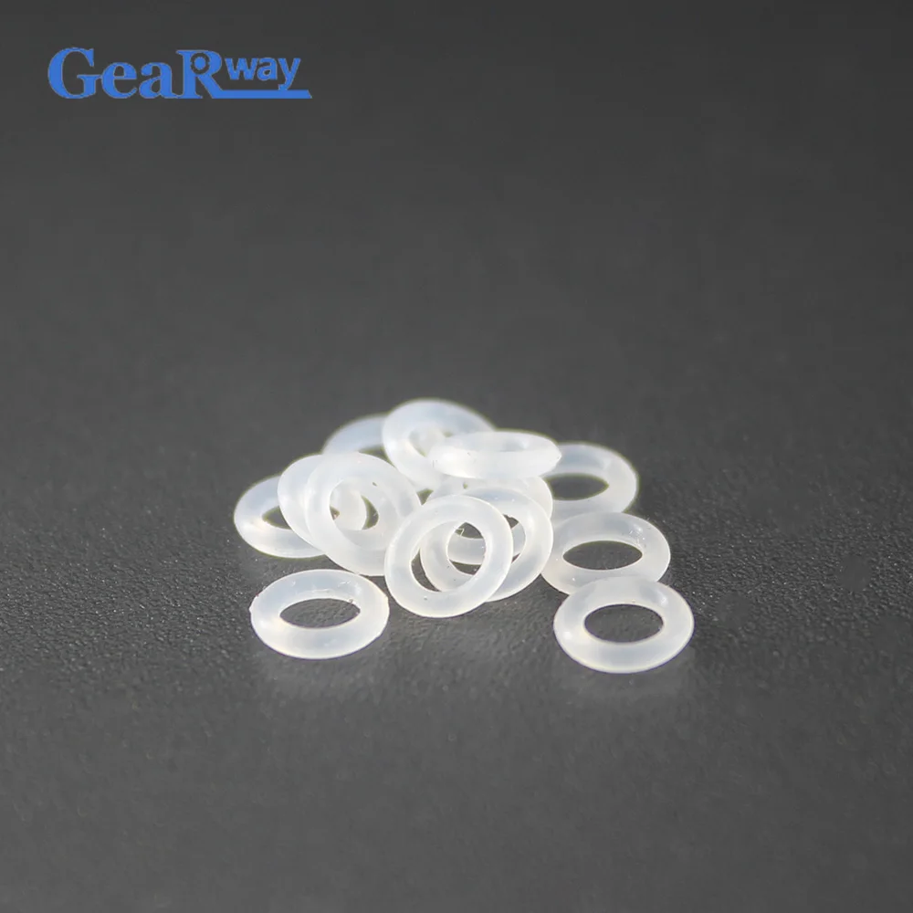 

Gearway 1mm CS Silicon O Ring Seal Food Grade Transparent O-Ring Seal Gasket 13/14/15/16/36/38/40mm OD VMQ Oring Sealing Gasket