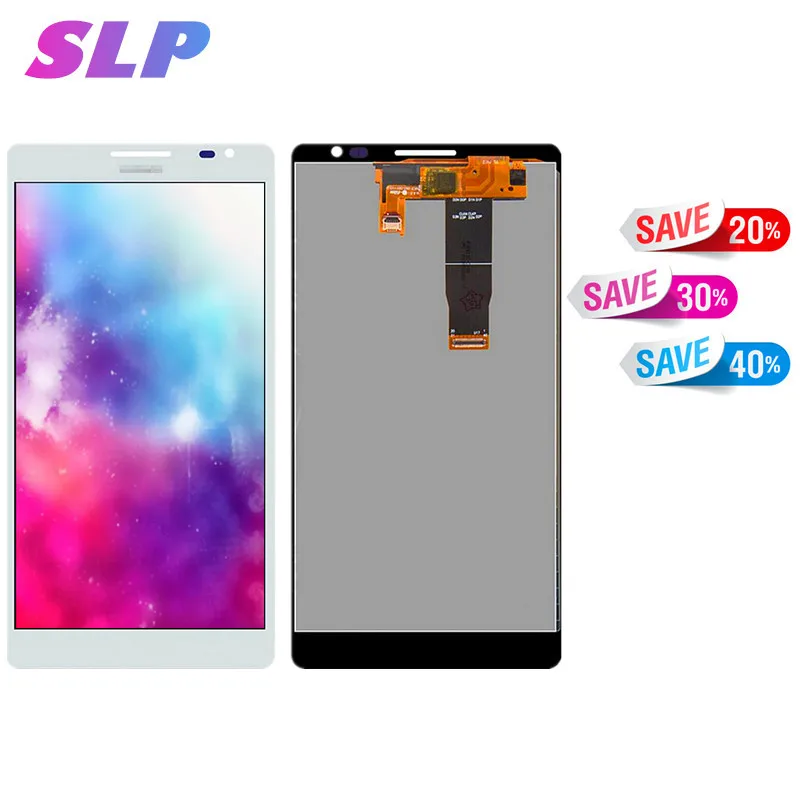 Skylarpu дюймов 6 1 Белый Полный ЖК дисплей для Huawei Ascend Mate MT1 U06 сотовый телефон полный