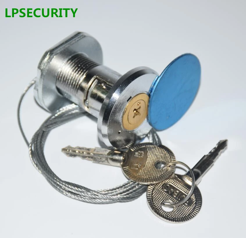 Аварийный замок для ворот гаража LPSECURITY, замок для дверей с 2 ключами, механизм замка паутина, от 35 мм до 45 мм