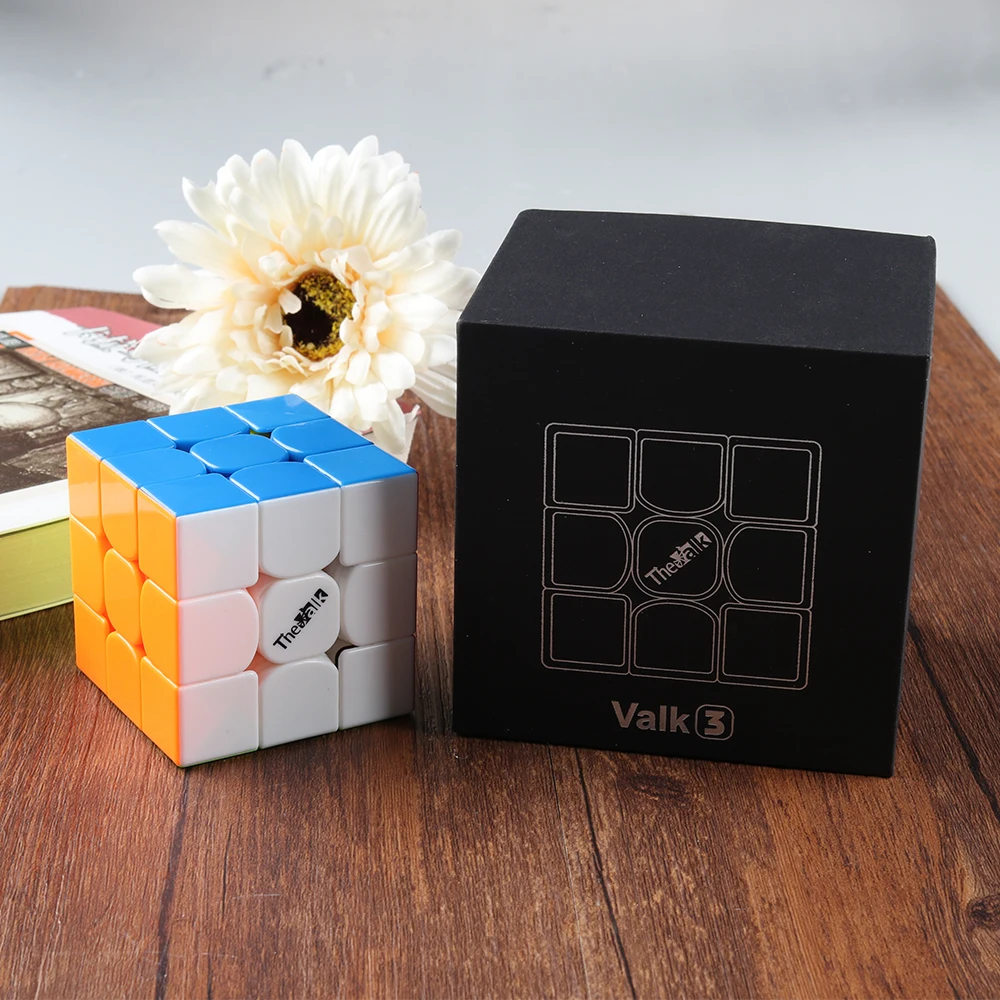 

D-FantiX QiYi The Valk 3 Speed Cube 3x3 Stickerless Magic Cube 3x3x3 Puzzle Toy