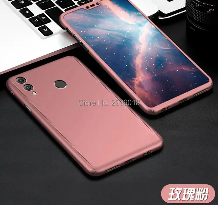 Чехол с полным покрытием для Samsung Galaxy A40 360 чехлы телефонов закаленным стеклом