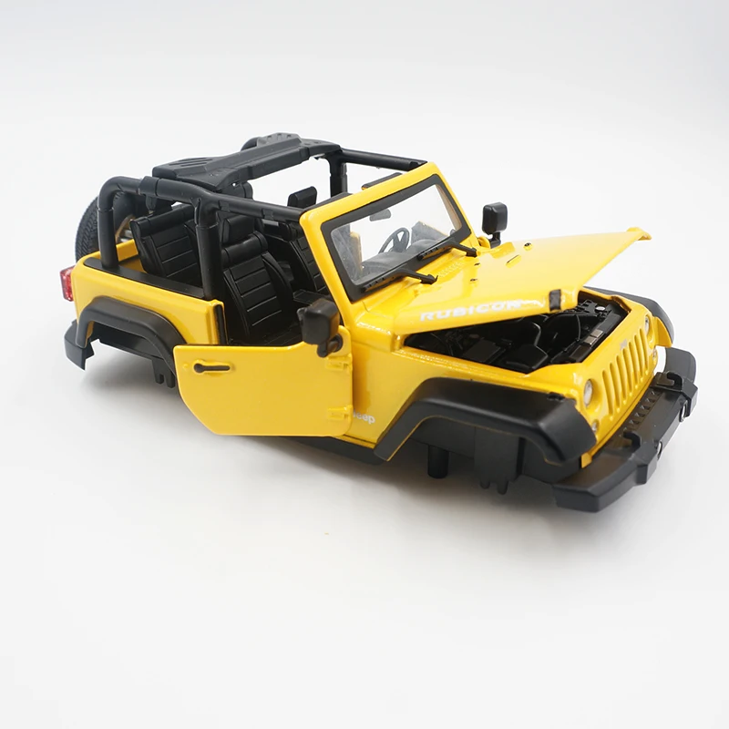 Список RC Rock Crawler 1/24 Jeep Wrangler Rubicon Diy Автомобильный корпус для авто gk24 корпус из металлического сплава - Цвет: Цвет: желтый