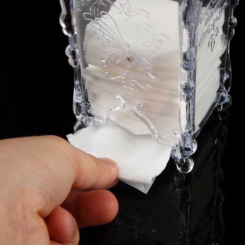 Monja прозрачный дизайн ногтей ватные подушечки обертывания пустой Органайзер