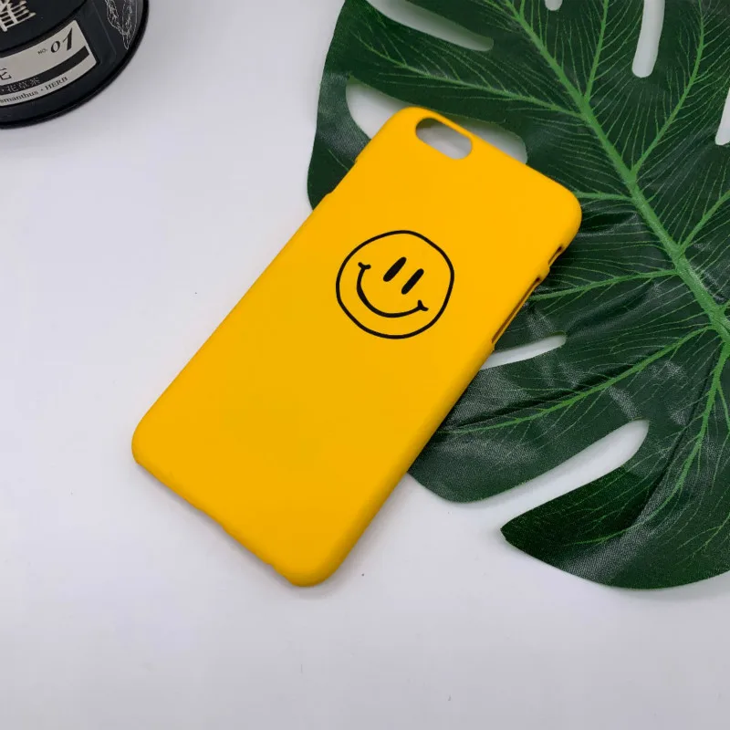 Xindiman матовый чехол для телефона iphone5s 6 6s plus Жесткий ПК милый мультяшный с надписью