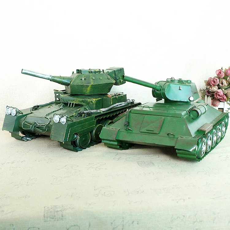 Немецкая Молниеносная станция World War II фронтальная модель танка тигр украшение из