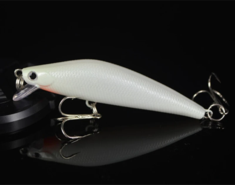 3D светящаяся Ночная Рыболовная Приманка Minnow 82 мм 8 г Isca искусственная твердая 2 см