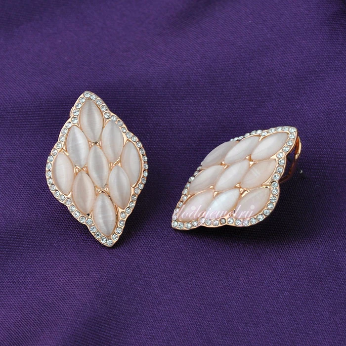 Cat's Eye Austrain Crystal Stud Earrings Fashion Jewelry Elegant Earring Lady Wedding Gift E291 | Украшения и аксессуары