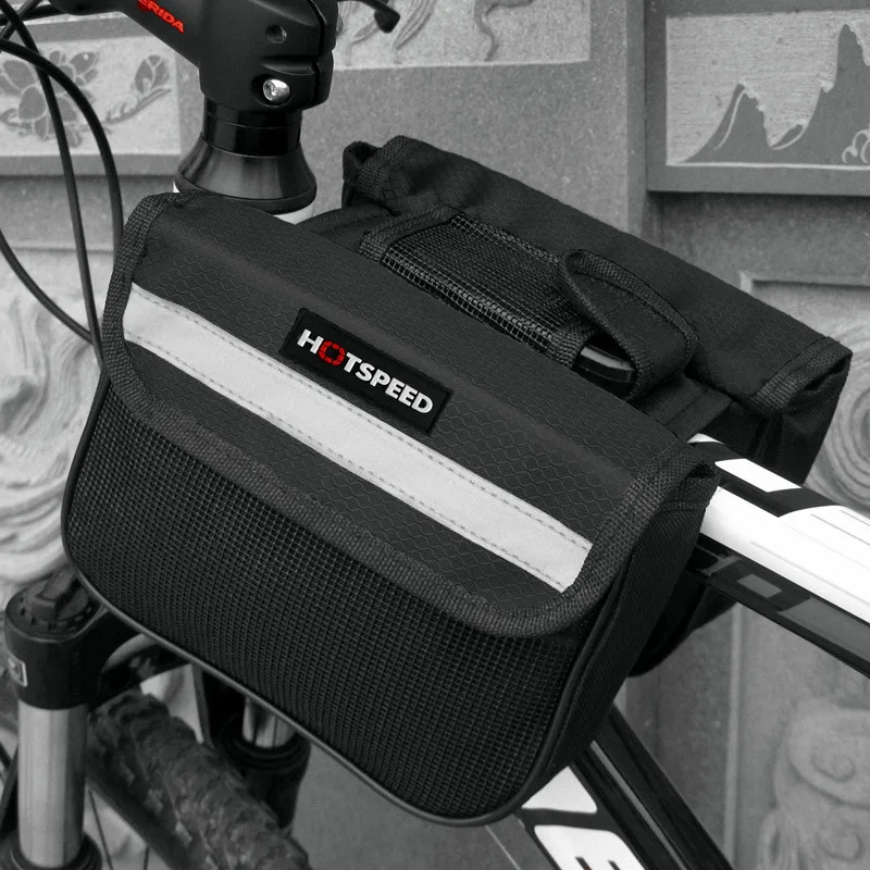Сумка велосипедная двухсторонняя водонепроницаемая для мобильного телефона |