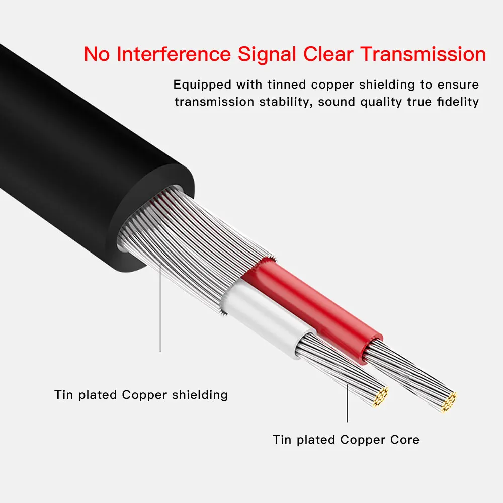 Кабель RCA 2RCA на 3 5 мм аудиокабель с разъемом Rca Aux кабель для телефона Edifer домашний
