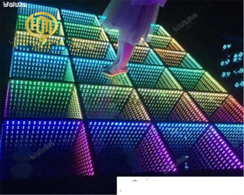 4 шт. 3D зеркало танцпол маленький прозрачный бар медленный встряхивание прыжок