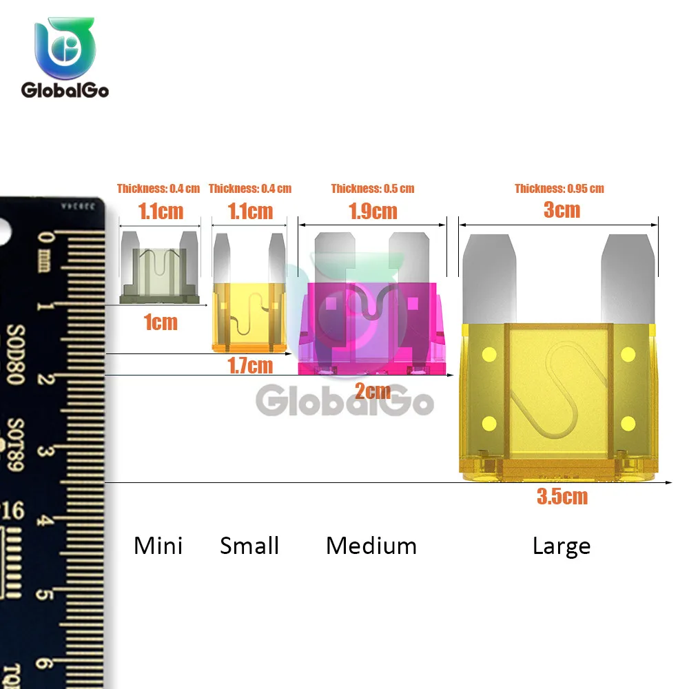 Автомобильные предохранители 3 шт./лот набор предохранителей лезвия мини