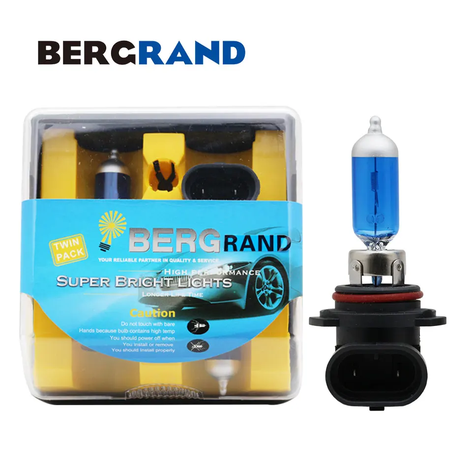 2 шт., галогенная лампа для автомобисветильник фар Luz 9006 HB4 5000K, 12 В 55 Вт, противотуманные фары из жесткого стекла P22d, темно-сисветильник пы для автомобилей