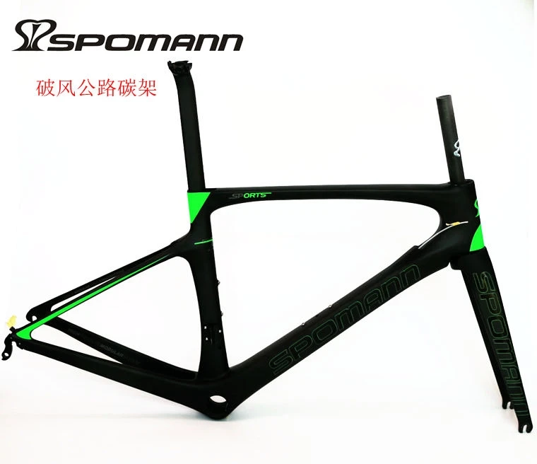 Новинка 3 цвета SPOMANN Racing 700C дорожный велосипед матовый UD полностью из углеродного волокна, руль для велосипедных рам+ вилка+ подседельный штырь+ гарнитуры+ BB
