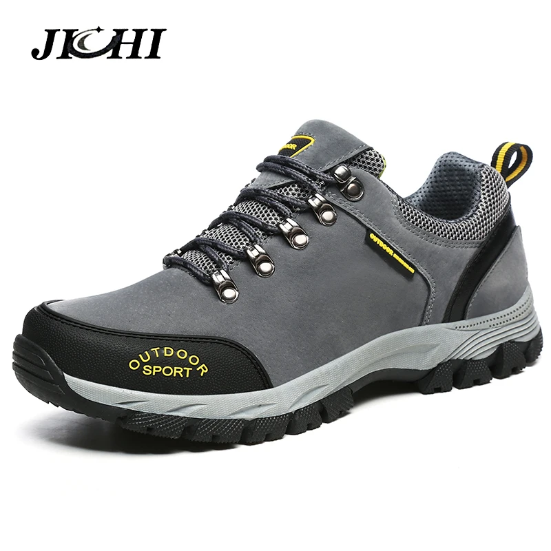 Men Big Size 39-48 Fashion Hiking Boots Comfortable Waterproof Outdoor Casual Shoes Lace-Up Winter Rubber | Обувь