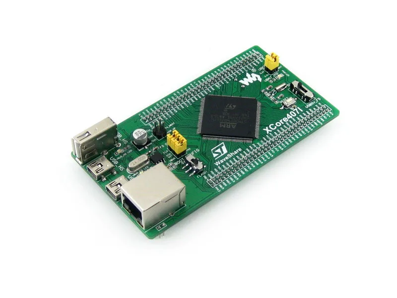 

EVK407I=STM32 Board STM32F407IGT6 Cortex-M4,with USB HS/FS, Ethernet,NandFlash,JTAG/SWD,USB TO UART,with 3.2' 320x240 Touch LCD