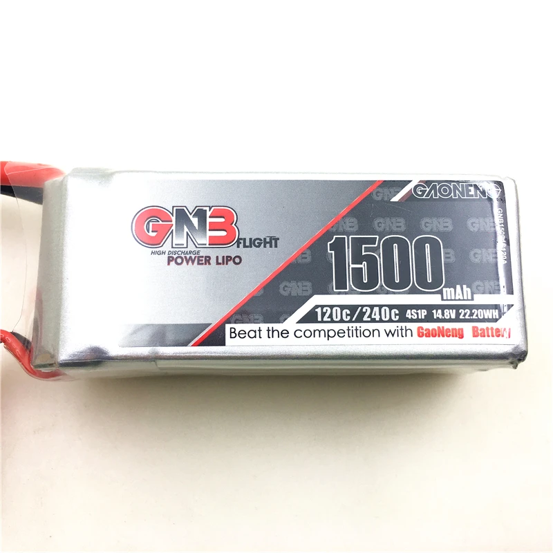 Gaoneng GNB 14 8 V 1500mAh 4S 120C/240C Lipo батарея для FPV гоночного дрона квадрокоптера вертолета
