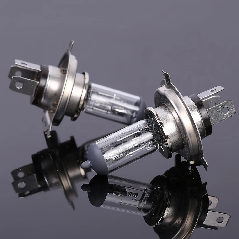 4 шт. галогенная Автомобильная светильник ПА H4 12 В 55 Вт лампа 4300K белая