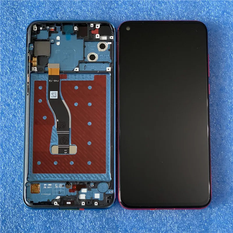 Axisinternational для 6," huawei Nova 4 VCE-AL00 ЖК-экран рамка+ сенсорная панель дигитайзер для Honor View 20 V20