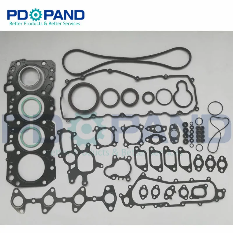 1KZ 1KZ-TE 1kzte 1KZT 1KZ-T двигателя полный комплект прокладок для Toyota бренд Land Cruiser Hilux 4runner 2982cc 3.0TD