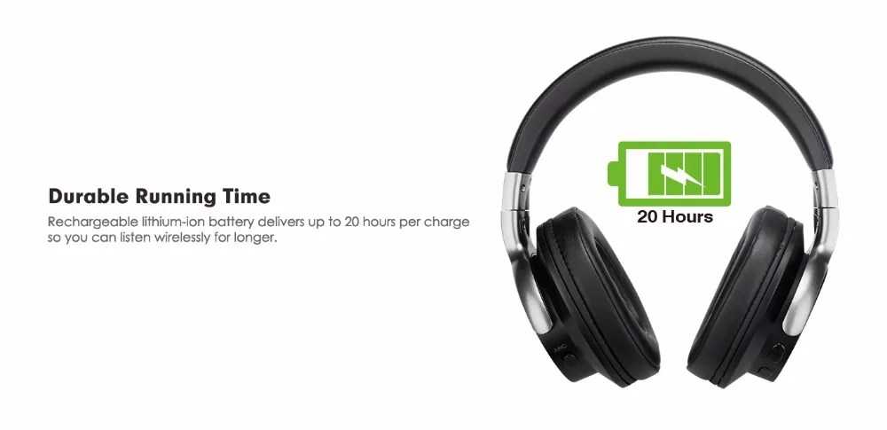Ausdom ANC8 беспроводные наушники Bluetooth наушники ANC активный шумоподавление Беспроводная Bluetooth гарнитура HiFi Бас микрофон