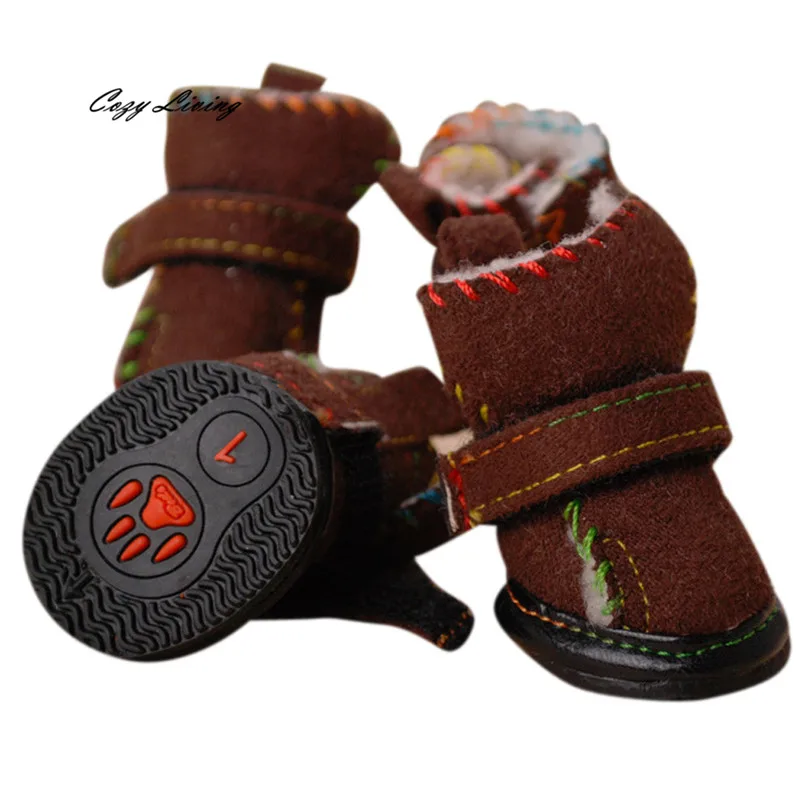 Обувь для домашних животных зимние 1 комплект милый комбинезон с Необычные