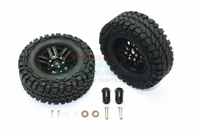 TRX TRX-4 TRX4 82056-4 Алюминиевый сплав 6-полюсные колеса и гусеничная шина + 21 мм