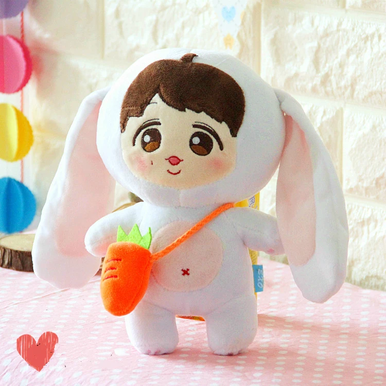 Новый милый EXO куклы прекрасный кролик с длинными ушами кролика Плюшевые игрушки