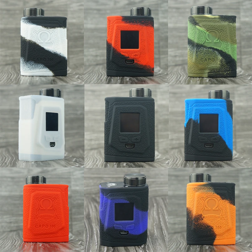 5 шт., ijoy capo 100, набор, коробка, мод, vape, силиконовый чехол, кожная основа, наклейка, рукав, толще, для Ijoy Capo 100, Vape mod Shield
