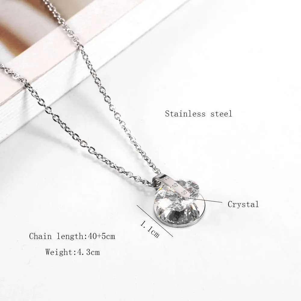 OUFEI нержавеющая сталь Jewelry женщина Vogue розовое золото очарование новинки изящное подвесное ожерелье ювелирные изделия интимные аксессуары богемный