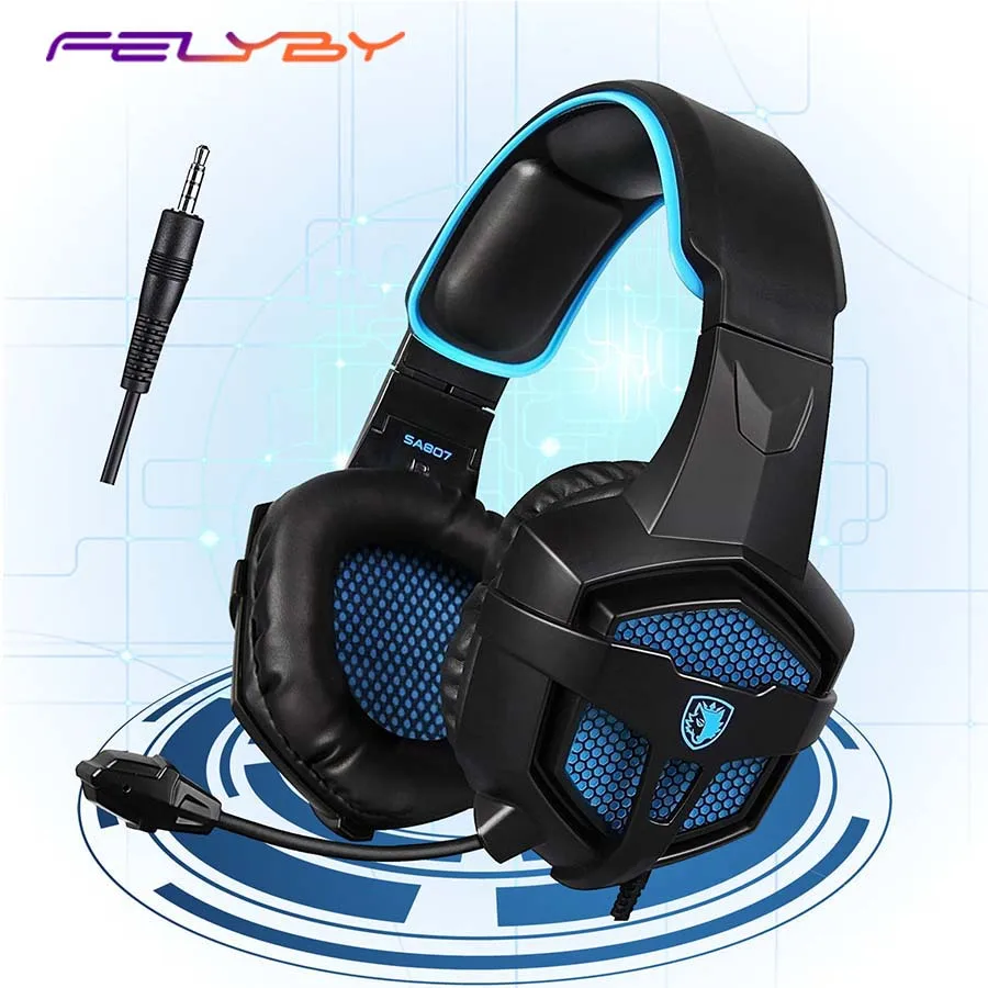 FELYBY GS700 Wired Headphone headphones Gaming Headset with microphone | Earphones &amp Headphones