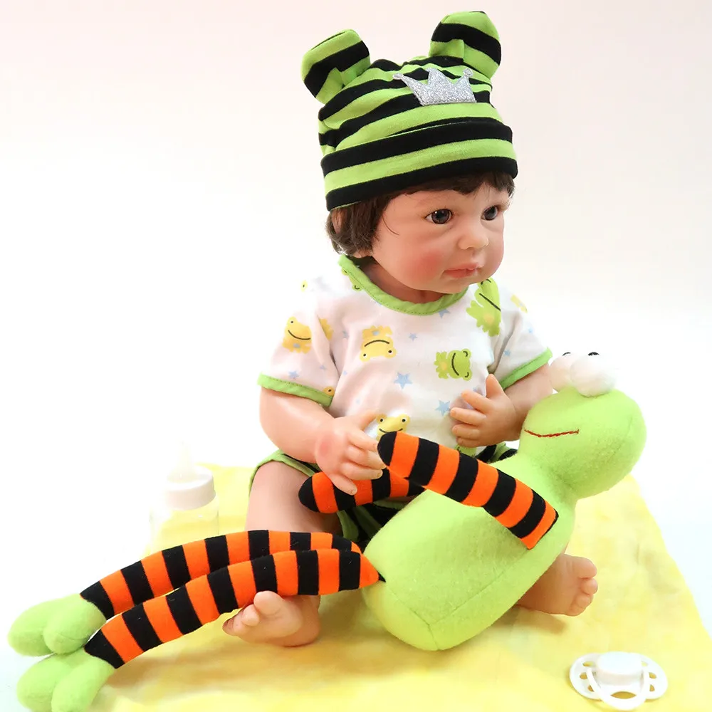 41 см куклы Bebe reborn полностью силиконовые виниловые Реалистичная кукла для малышей