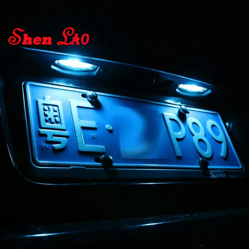 Shenlao T10 194 168 W5W номерные знаки для Mercedes Benz W202 W220 W124 W211 W222 X204 W164 W204 W203 W210