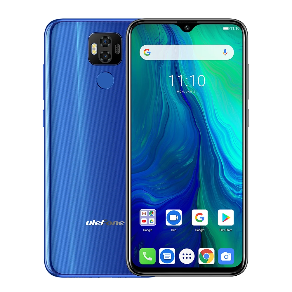 Ulefone Power 6 смартфон с 3 дюймовым дисплеем восьмиядерным процессором Helio P35 ОЗУ 4 Гб
