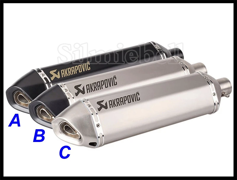 Для Akrapovic NMAX TMAX 530 500 300 универсальный мотоцикл SC проект глушитель выхлопной трубы скутер Escape выхлопной трубы 560 мм длина