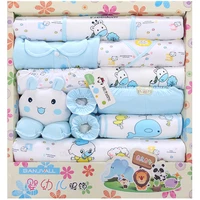 18pcsgift set new style baby cotton clothing set newborn hot sales gift infant cute clothes free shipping