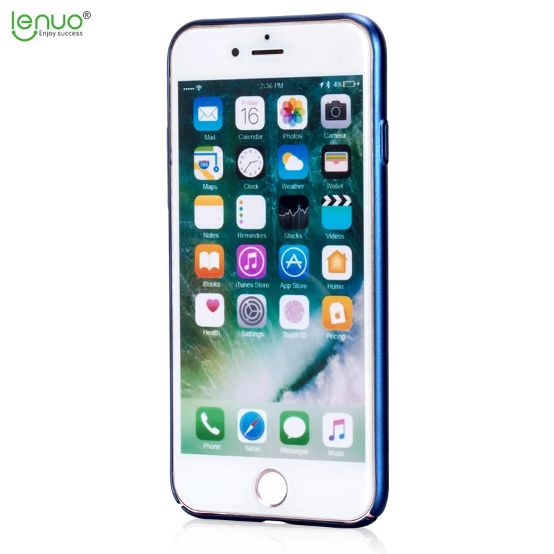 Роскошные lenuo чехол для iphone 8 Le-щит ультра тонкий ПК Жесткий Пластик задняя крышка