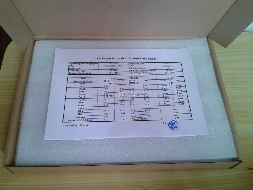 splitter plc sc/apc 1x8 Mini type PLC optical fiber 1:8 sc apc ftth solution | Мобильные телефоны и аксессуары