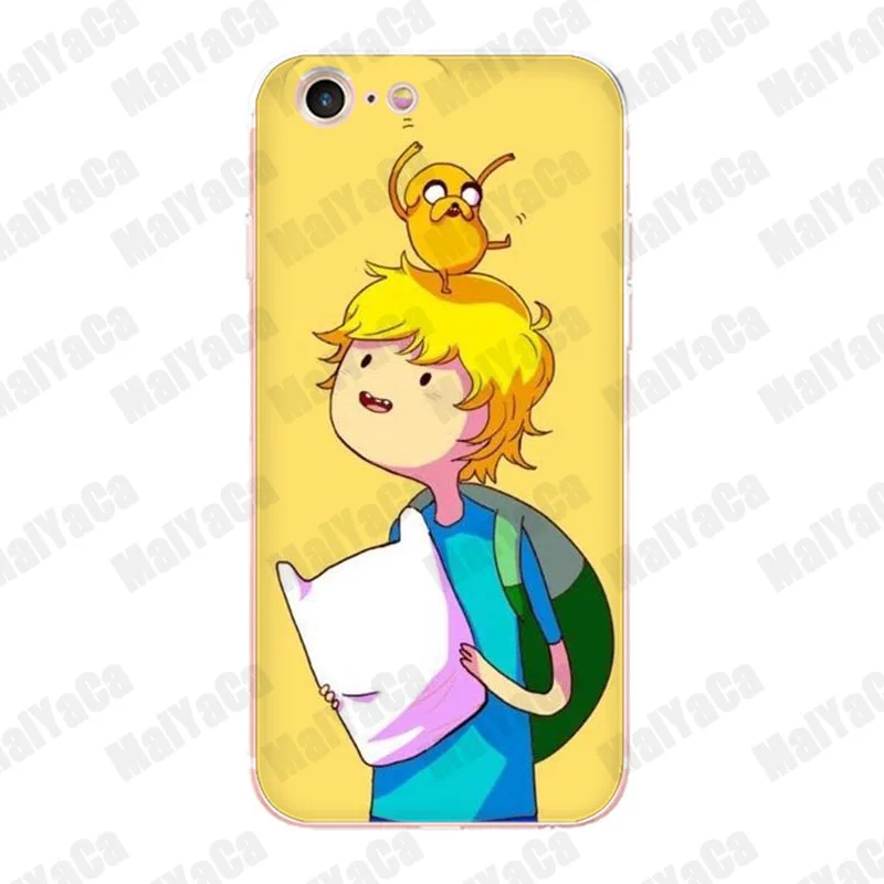 Роскошный мягкий чехол MaiYaCa adventure time для Apple iPhone 8 7 6 6S Plus X 5 5S SE 5C 4 4S|Чехлы-накладки| |