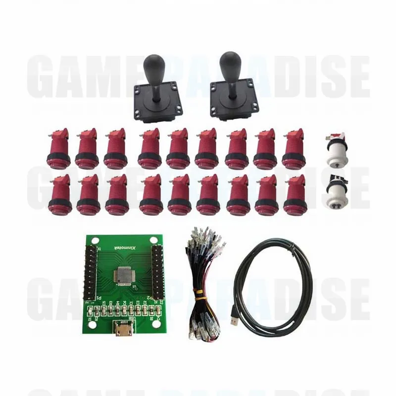 Аркадный набор сделай сам 2 игрока ПК PS/3 в 1 для Америки интерфейс joystck USB MAME