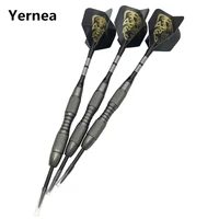 Yernea 3Pcs 20g Professional Hard Dart Total Length 16cm Steel Tip Darts Tungsten Barrel Dart Aluminum Shaft Darts Flights 1