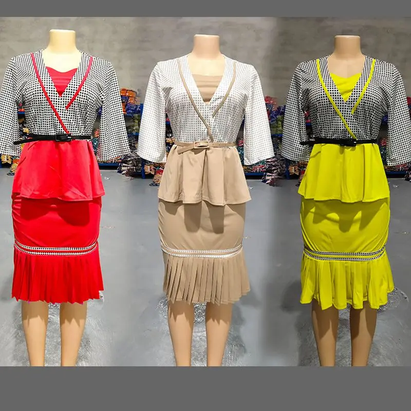 Дашики печати африканские платья леди одежда костюмы для женщин плюс размер Топ