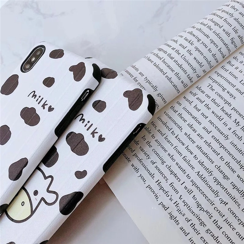 GlamPhoneCase мультфильм милый корова чехол для iPhone X XS Max XR Мягкий силиконовый чехол для iPhone 7 8 6 6s Plus чехол
