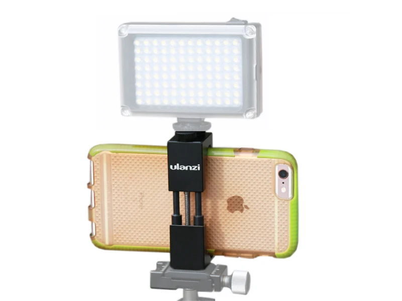 

Алюминиевый металлический держатель телефона Зажим адаптер Штатив с холодным башмаком для iPhone 7 6 S 6 Samsung S6 S5 Huawei светодиодный микрофон