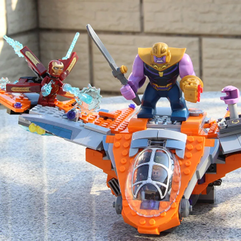 Новый Bela Marvel 76107 танос конечная битва Мстители Бесконечность война 709 шт.