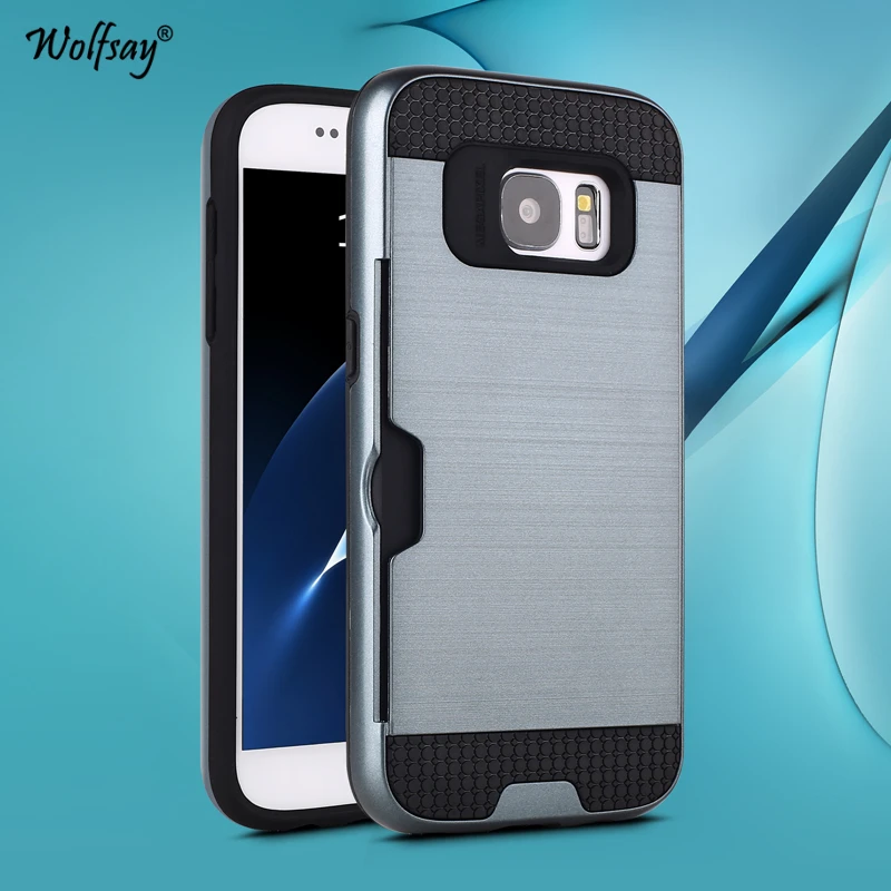 Чехол Wolfsay для Samsung Galaxy S7 1 шт. чехол карт матовый телефона | Мобильные телефоны и