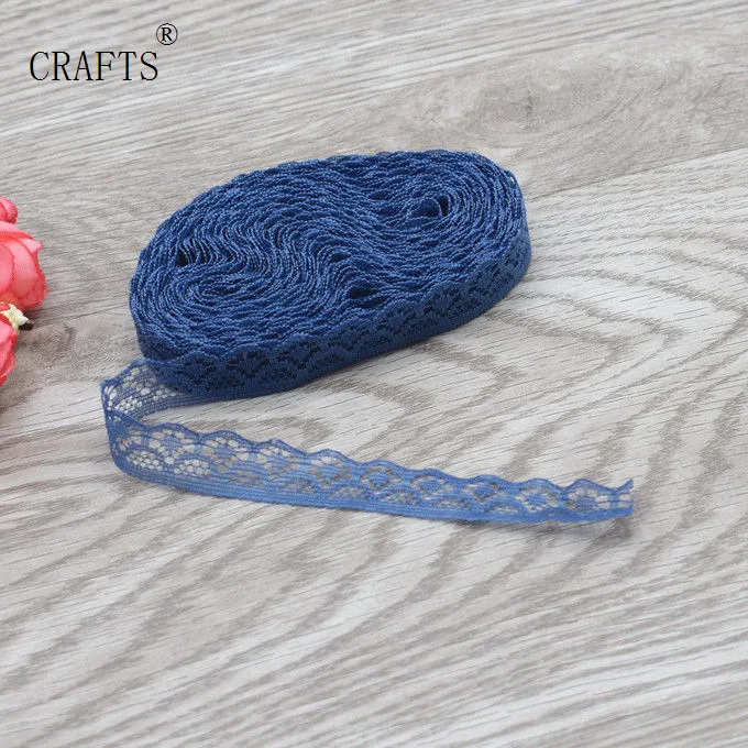Новинка! 10 ярдов красивой кружевной ленты, шириной 1,35 см, DIY одежды/аксессуаров/цветочные аксессуары и т. Д - Цвет: gray