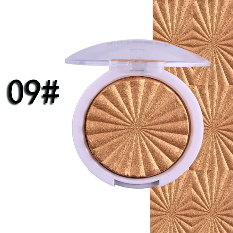 Best 1 Pcs Baked Highlighter Brighten Prominent Side Profile Highlight Palette Face Contour QQ99 | Красота и здоровье