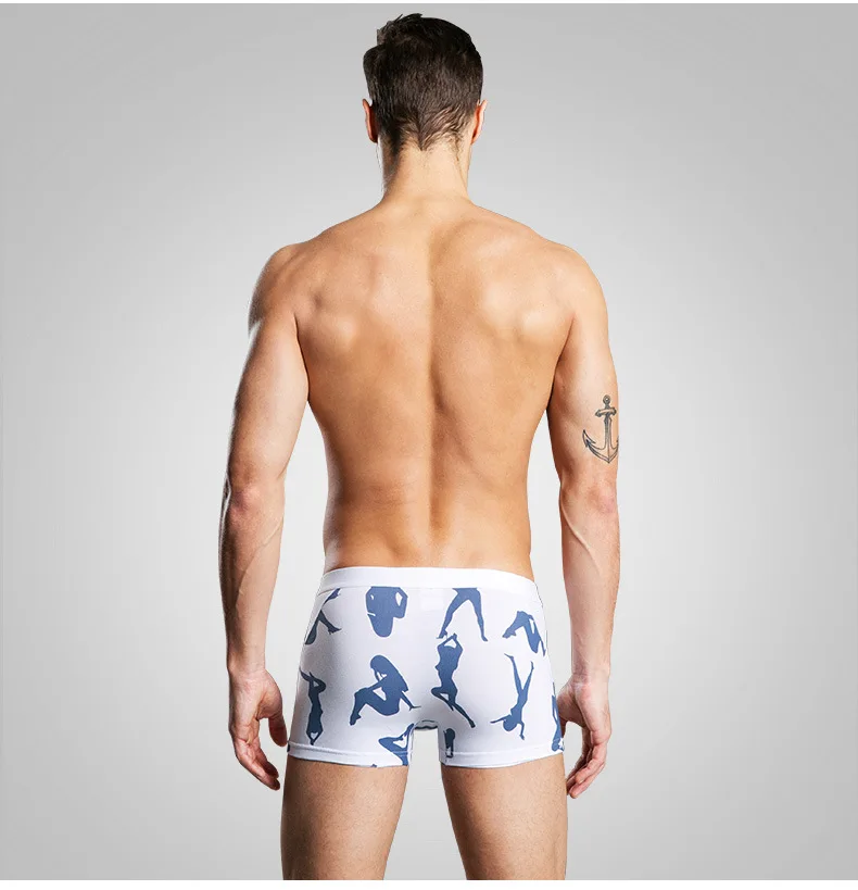 IYUNYI/4 шт./партия мужское нижнее белье трусы-боксеры для девочек хлопковые мужские