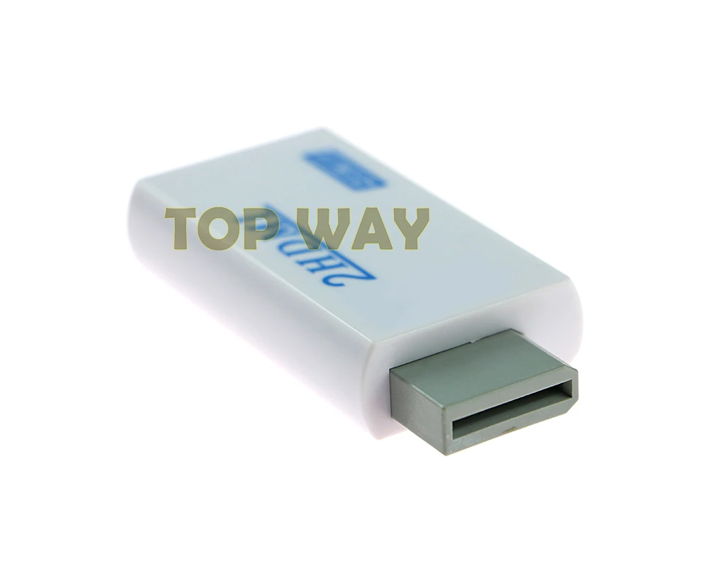 

20pcs Full HD 720P 1080P for Wii to HDMI-compatible Converter for Wii Adapter 3.5mm Audio Video Output for HDTV Monitor